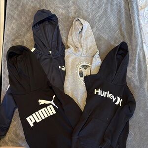 Puma Black Hoodie with White Logo